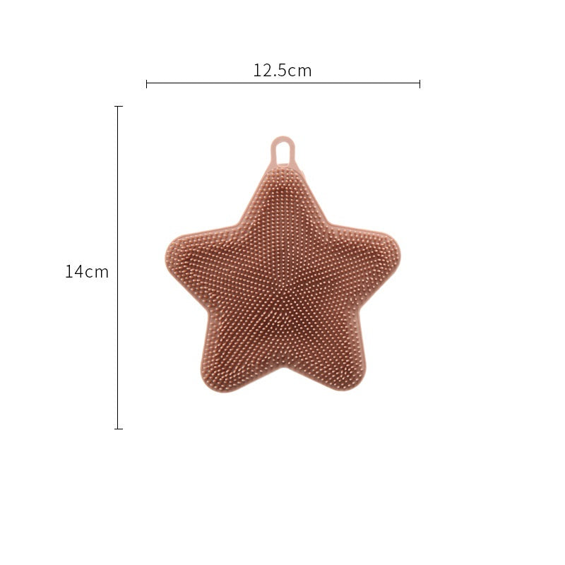 Silicone Non-Stick Pan Cleaning Brush for Dishes