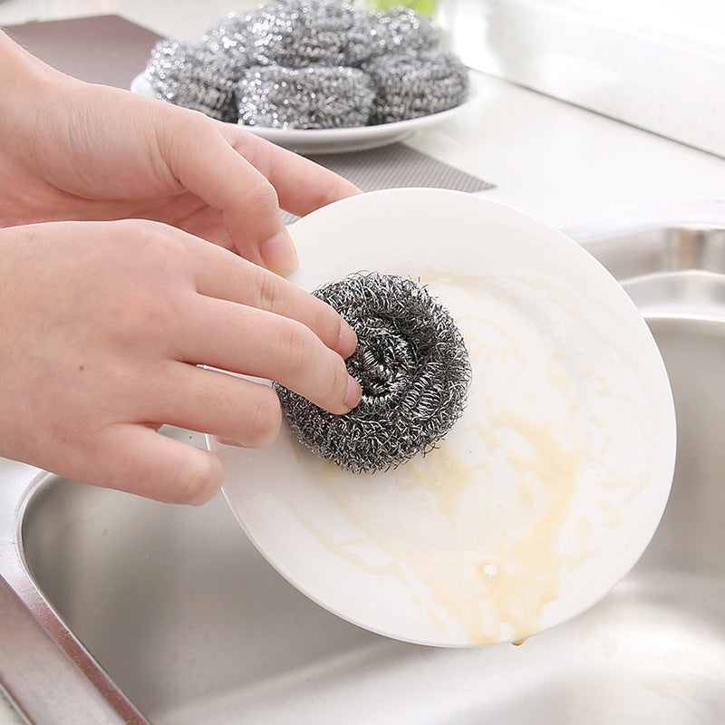 Kitchen Cleaning Supplies - High Zinc Steel Scrubbers