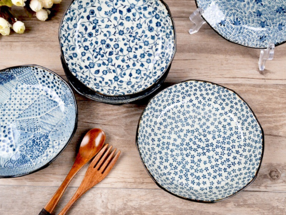 Ceramic Plates for Dishes, Snacks, and Sushi