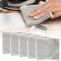 HORSCHE 2024 Multipurpose Wire Dishwashing Rags Upgrade Non-Scratch Cleaning Cloths for Wet and Dry Use Reusable Pads for Dishwashing and Kitchen Cleaning Supplies (5pc)