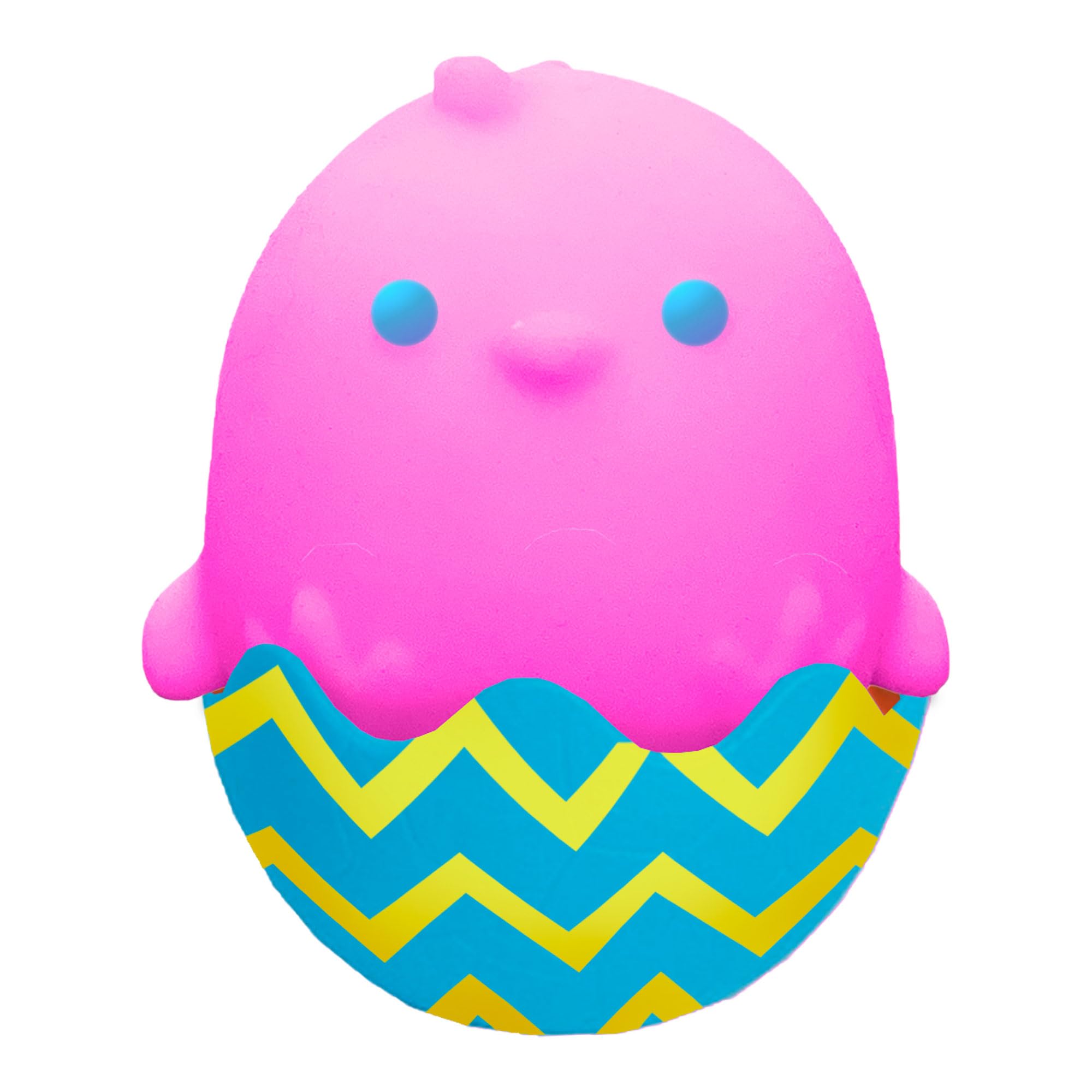Schylling NeeDoh Chickadeedoos - Easter Squeeze Toy - Assorted Colors - Ages 3 to Adult (Pack of 1)
