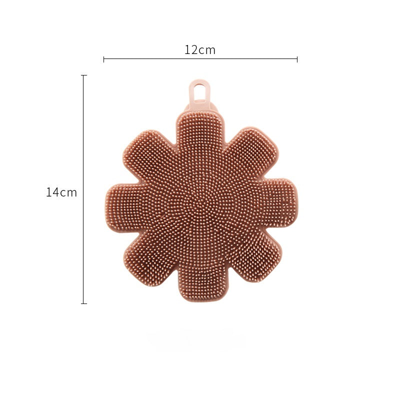 Silicone Non-Stick Pan Cleaning Brush for Dishes