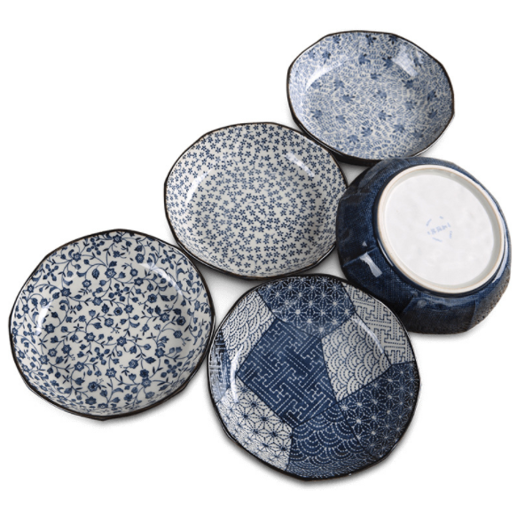 Ceramic Plates for Dishes, Snacks, and Sushi