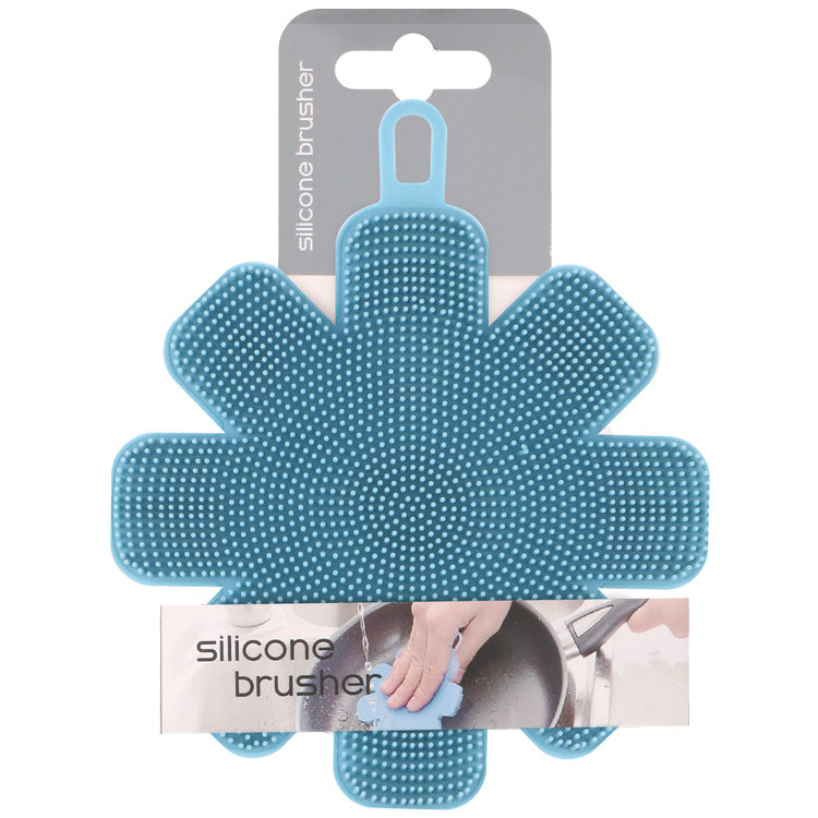 Silicone Non-Stick Pan Cleaning Brush for Dishes